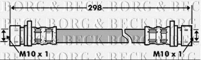 BORG & BECK bbh7447 -  Тормозной шланг